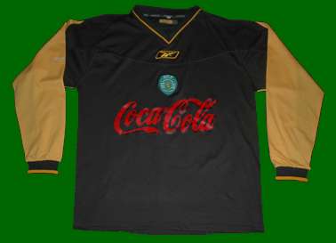 Equipamento do Adrien Silva da Academia Sporting de Alcochete, de 2002/03, verso de mangas compridas