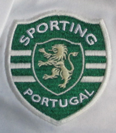 Terceiro equipamento branco do Sporting sem sponsor 2008/09