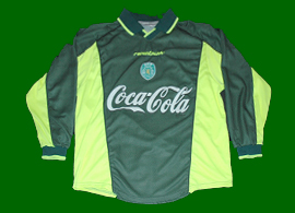 Sporting camisola alternativa juniores 2000 2001