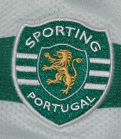 Sporting iniciados academia camisola 2009 2010 campeao emblema