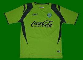 Match worn XL shirt from the Sporting Academy, junior side