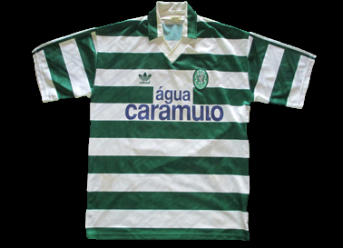 Sporting POrtugal match worn jersey of Balakov