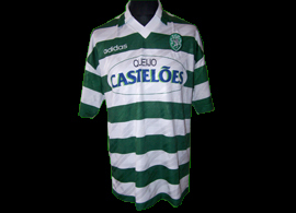 Match worn top, unknown player, friendly game Boavista Sporting