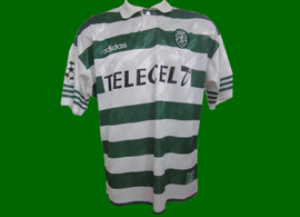 camisola do Saber jogo Lierse-Sporting 1 de Outubro de 1997 2 jornada da Liga dos Campees