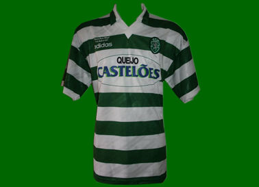 1994/95. Equipamento de Futebol do Sporting, usado na Final da Taa de Portugal por Amunike