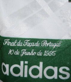 1994/95. Camisola de Futebol Adidas, usada em jogo por Amunike na Final da Taa de Portugal