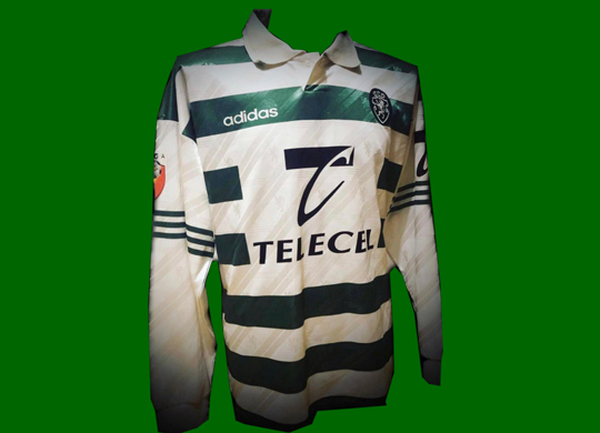 1997/98, equipamento Adidas do futebol do Sporting, Yordanov 1997/98