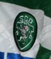 1994/1995. Match worn shirt of Sporting Lisbon football player Peixe, Adidas with sponsor FAXE