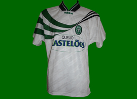 Sporting 1994 1995 Casteles Lisbonne maillot alternatif