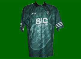 Sporting 1995 1996 SIC Adidas away jersey game worn Amunike