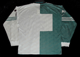 equipamento Sporting Lisboa Stromp manga comprida Adidas 1996 1997 Telecel