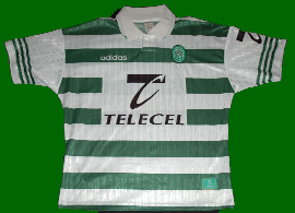 equipamento Sporting Adidas 1996 1997 Telecel