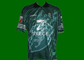 maillot porté Saber Sporting Lisbonne 1997