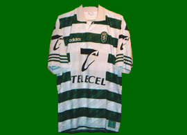 Camisa de jogo Iordanov 96 97 Sporting Portugal