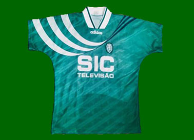 Camisola alternativa verde Adidas Sporting SIC