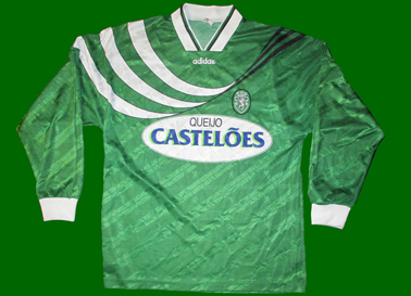 Sporting Lisbon 1994/95, Green away jersey long sleeves