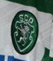 Sporting Club Portugal Soccer jersey, worn in match, Adidas make 1993 1994