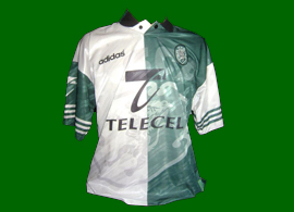 1997 1998 Camisola Stromp do Sporting de jogo defesa central Nene