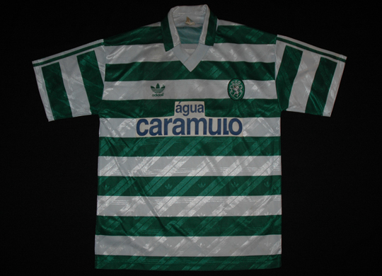 1992/93. Camisola de jogo do Leal, Adidas Caramulo