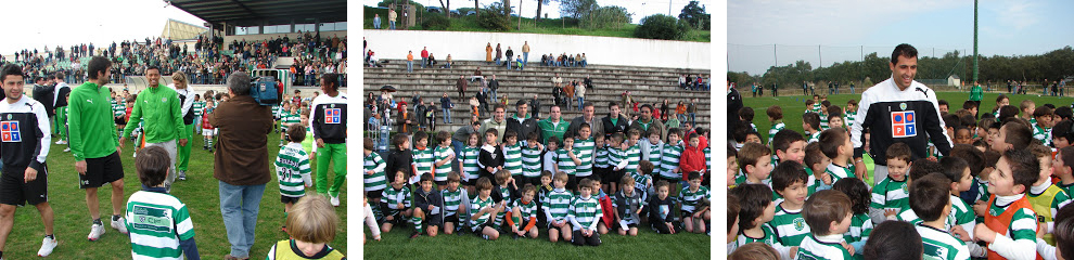 Visita dos jogadores e equipa tcnica de 2007/08  EAS CIF