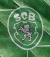 equipamento do Sporting Clube Brandoense, camisola de jogo, fim dos anos 1980 ou incio dos anos 1990