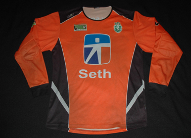 shirt of Sporting Clube do Livramento, Goal keeper match worn jersey