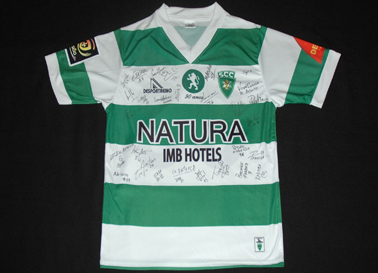 match worn shirt of Tianvi. Sporting Clube da Covilha