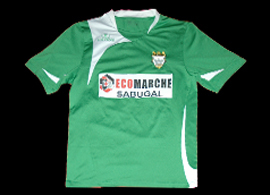a special shirt: Sporting Clube do Sabugal Lacatoni make, matchworn jersey