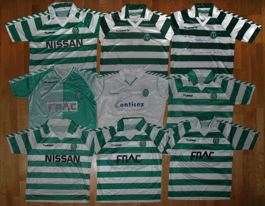 9 camisolas Hummel do Sporting