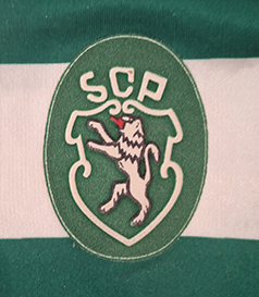 Modelo de 1988/89, tal como usado pelo futebol leonino