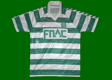 1987/88. Camisola do Sporting contrafeita muito bonita FNAC