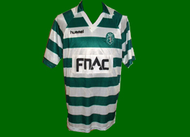 equipamento sporting de jogo Paulinho Cascavel 1989 1990