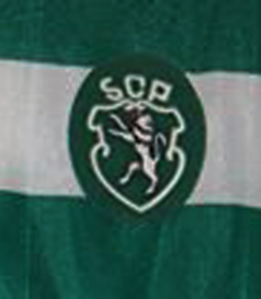 Sporting Clube de Portugal home jersey game worn 1989 Hummel