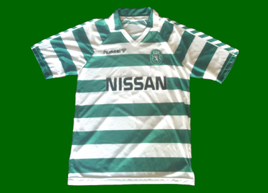 Sporting Lisbon Player issue jersey 1990 Hummel