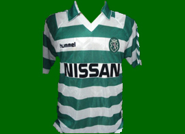 Sporting Douglas equipamento usado em jogo 1989