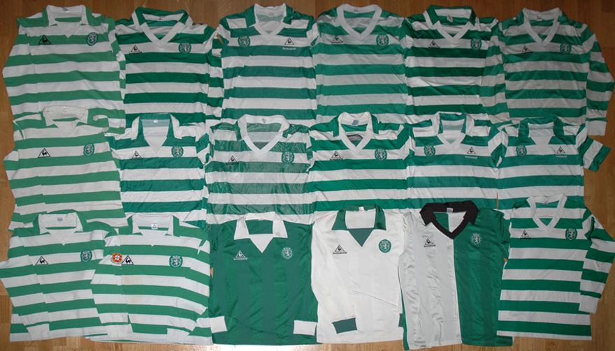 18 camisolas Le Coq Sportif do Sporting