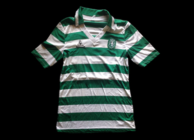 1986/87. Camisola de futebol de Fernando Mendes do Sporting