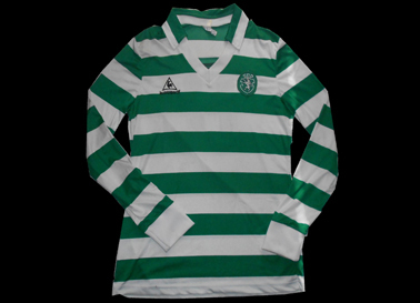 camisola listada de jogo de mangas compridas Le Coq Sportif Sporting