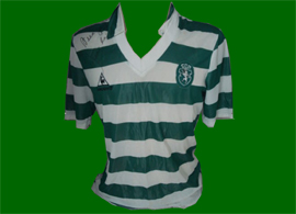 Matchworn jersey Sporting Lisbon 1985 to 1987