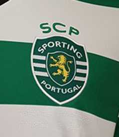 2017/18. Equipamento do Bas Dost. Os jogadores do Sporting entraram em campo para a receo ao Belenenses, da 13 jornada, com os nomes estampados em braille