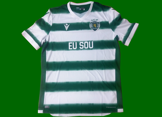 2020/21. Equipamento Eu Sou, oferecido aos funcionrios do Sporting por altura do aniversrio do Clube a 1 de julho de 2020