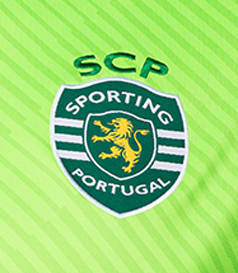 2017/18. Equipamento de guarda redes amarelo do Sporting