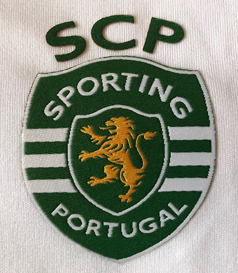 2018/19. Camisola de reserva branca de jogo do Sporting Liga Europa