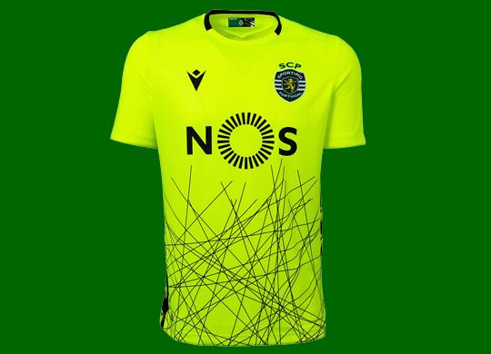 2020/21. Equipamento de guarda-redes alternativo do Sporting