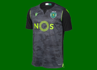 2019/20. Equipamento de guarda-redes principal do Sporting