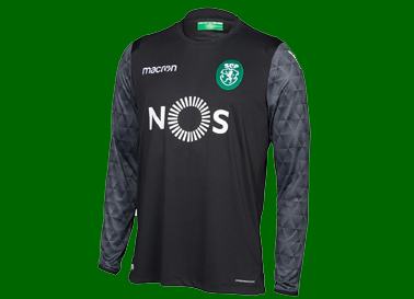 2018/19. Equipamento de guarda redes do Sporting