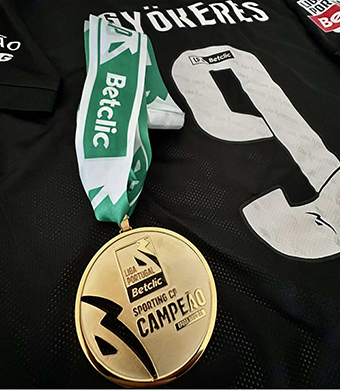 2024/25. Camisola do Sporting do Viktor Gyökeres