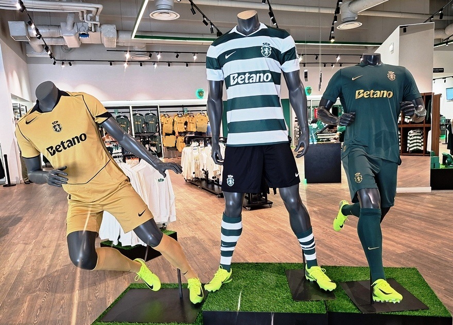 nova camisola do Sporting Nike 2026/27