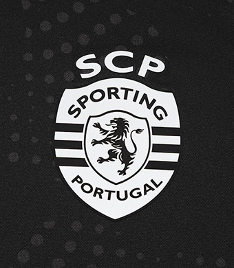 2025/26. Camisola do Sporting da Loja Verde alternativa negra