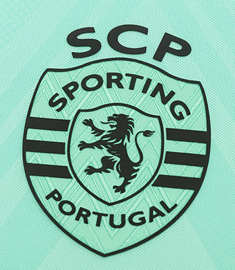 2025/26. Camisola do Sporting da Loja Verde terceira alternativa azul claro